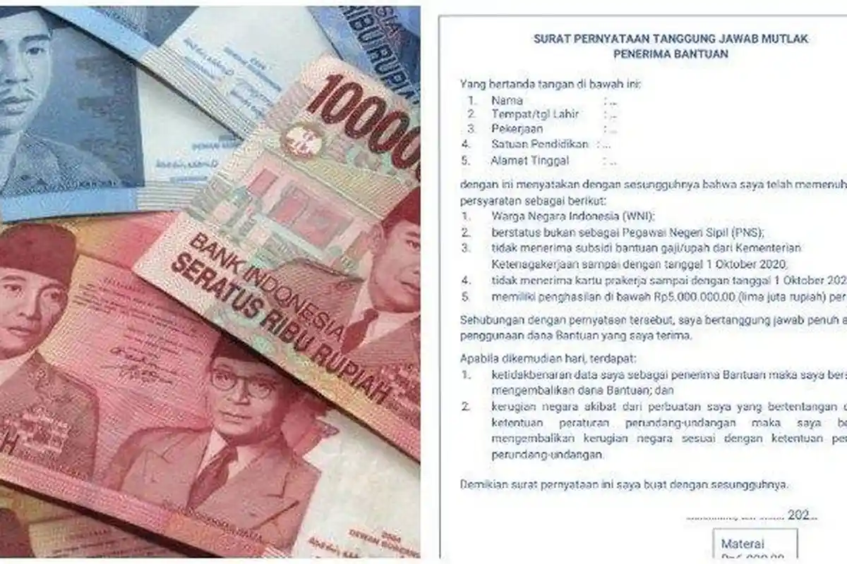 Syarat Agar BLT Guru Honorer Bisa Cair dan Contoh Format SPTJM BSU, Login info.gtk.kemdikbud.go.id