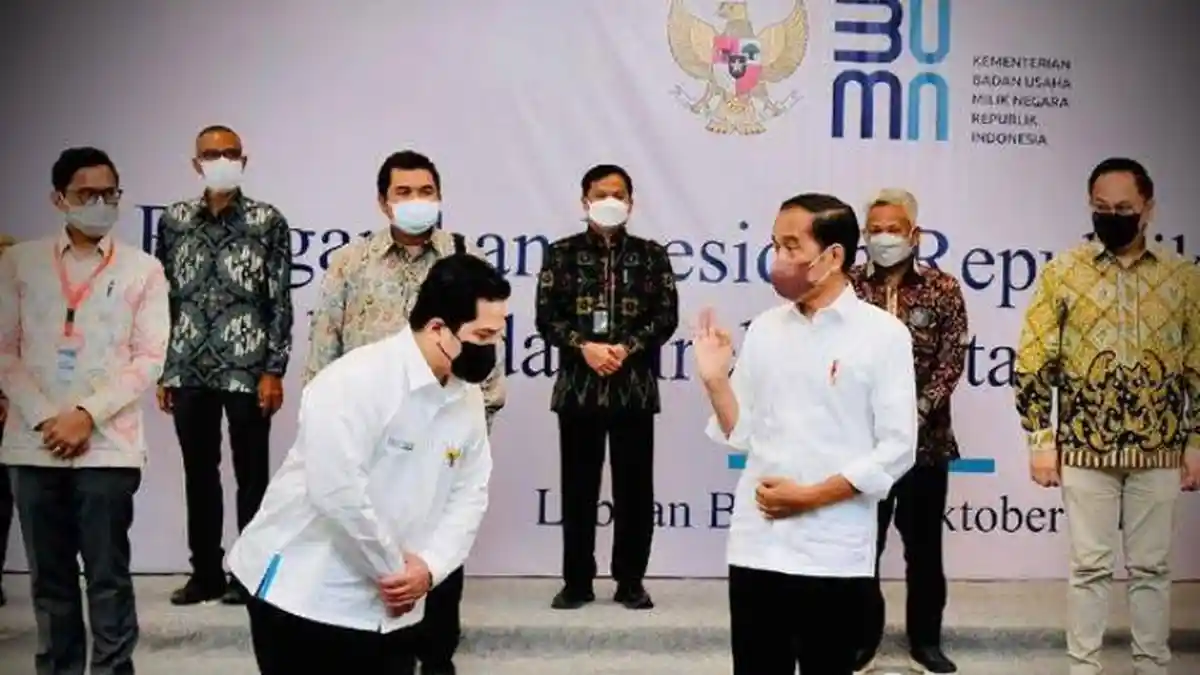 Penerus Visi Jokowi, Erick Teruat di Bursa Cawapres 2024