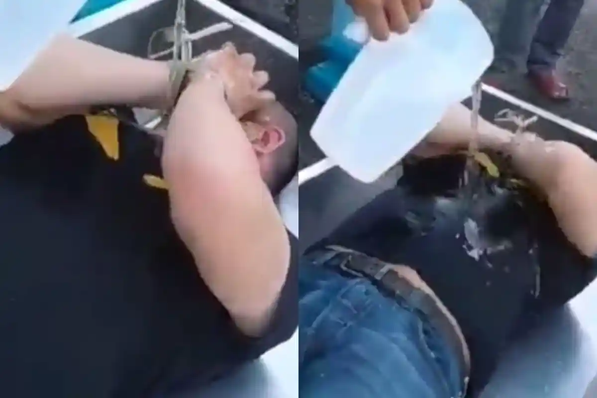 Diduga Mencuri Kotak Amal Masjid, Pria Ini Menangis Karena Dimandikan di Tempat Pembaringan Jenazah