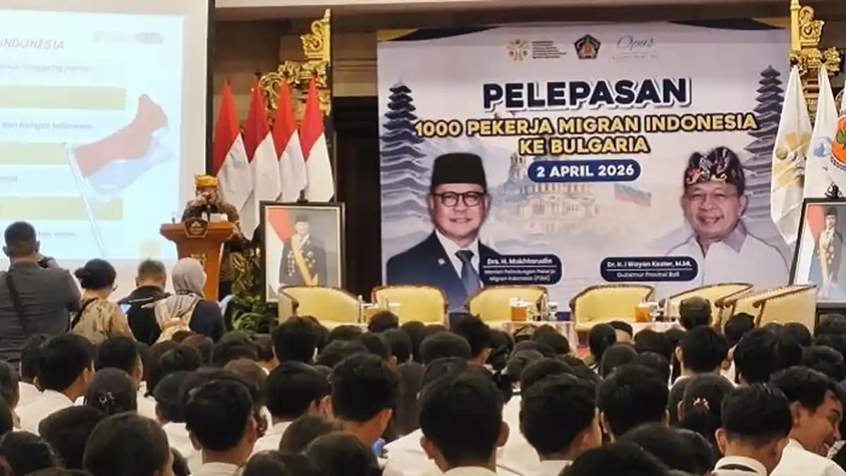 Didominasi PMI Asal Bali, 1.000 Pahlawan Devisa Sektor Hospitality Resmi Dilepas ke Bulgaria