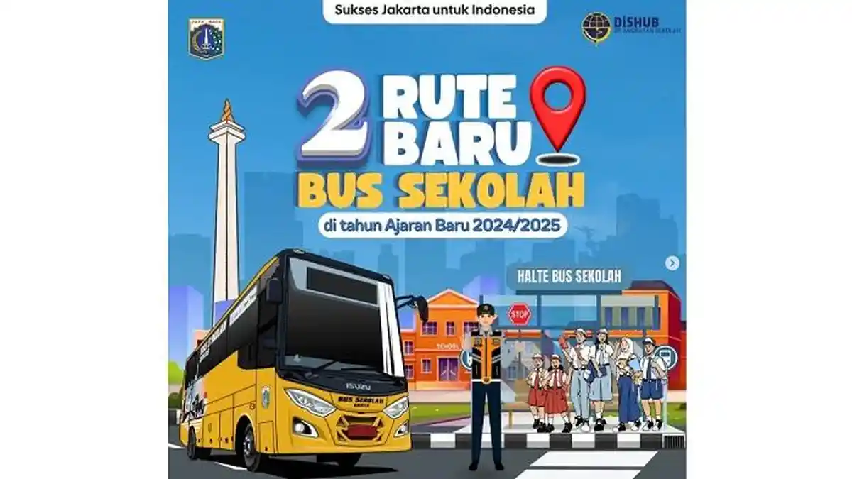 Rute Baru Bus Sekolah Jakarta Gratis 2025: Simak Jalan dan Sekolah yang Dilintasi