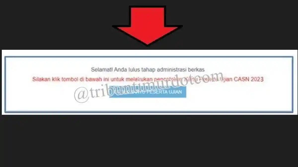 Link Pengumuman Seleksi Administrasi CPNS 2023