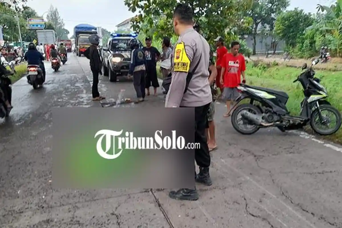 IDENTITAS Pelajar yang Mengalami Kecelakaan Maut di Jalan Solo-Purwodadi, Warga Tanon
