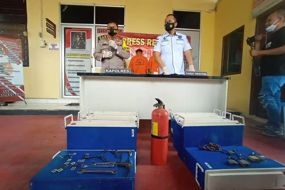 Baterai Tower BTS yang Dicuri di Unila Nilainya Mencapai Rp 55 Juta