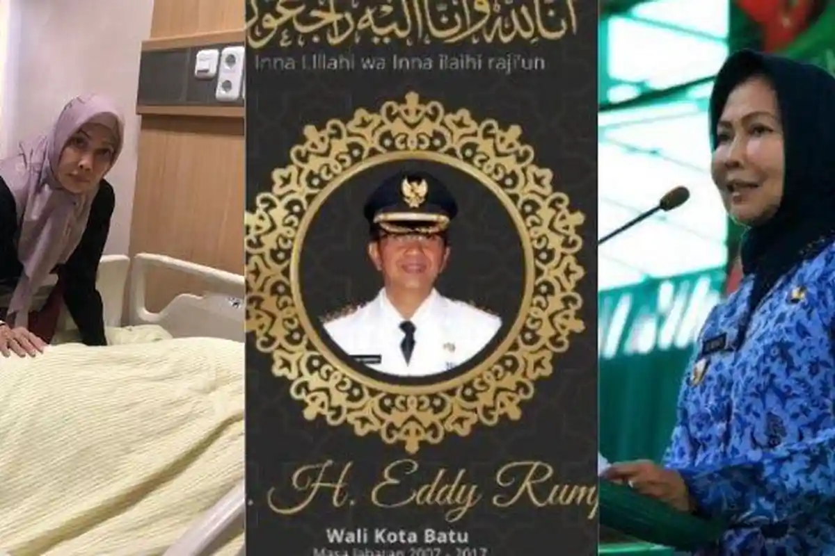 Sosok Istri Mantan Wali Kota Batu yang Setia Temani hingga Eddy Rumpoko Tutup Usia, Tampak Tegar