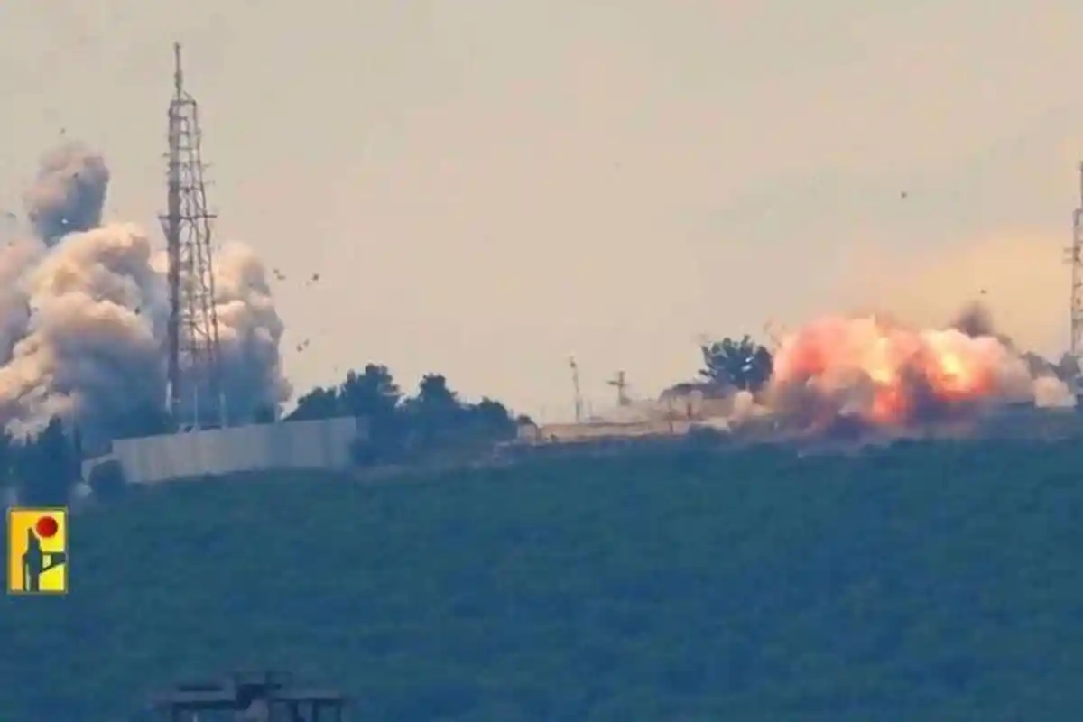 Drone dan Rudal Hizbullah Bombardir Markas Kementerian Pertahanan Israel hingga Depot Senjata IDF