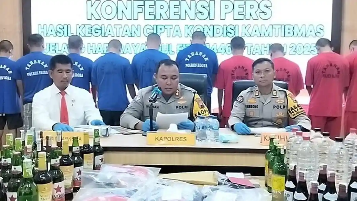 Jelang Idul Fitri, Polres Blora Ungkap Kasus, Mulai Kasus Narkoba hingga Asusila 