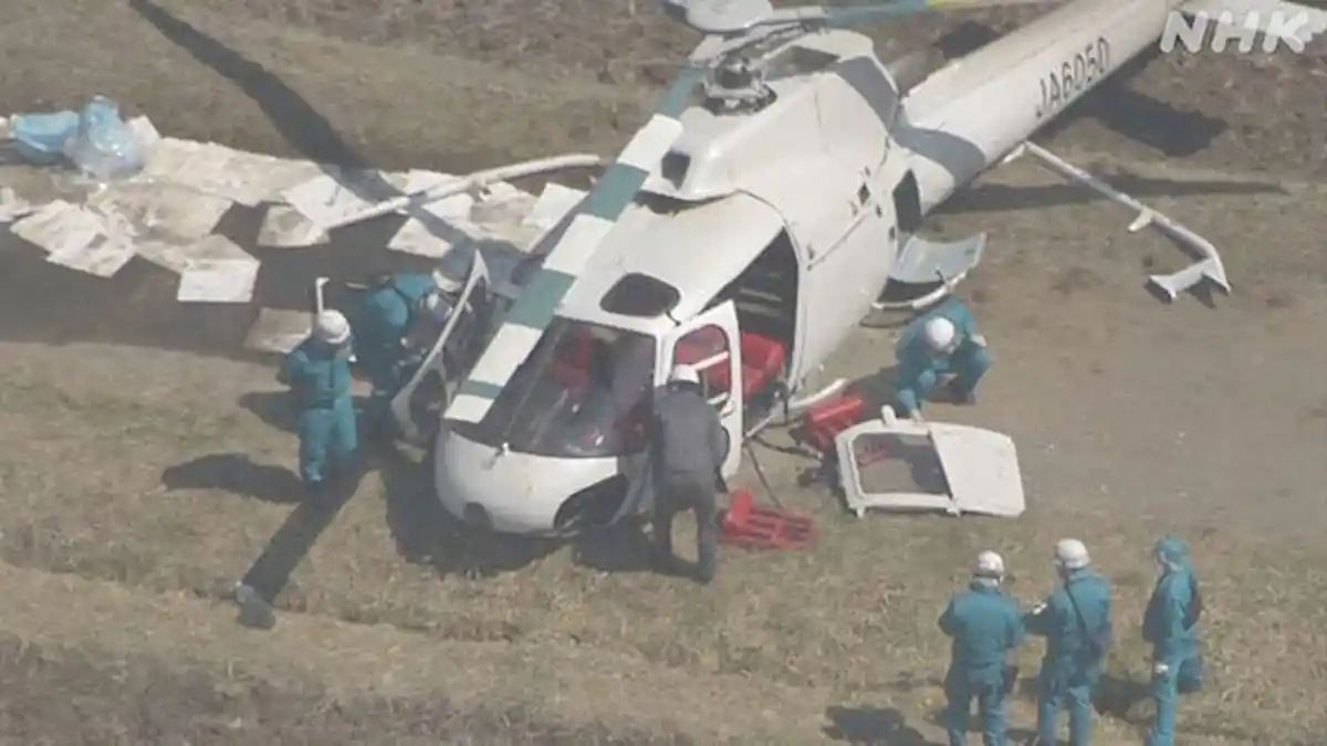 4 Luka Berat, Kecelakaan Helikopter di Jepang Langsung Diperiksa Komisi Keselamatan