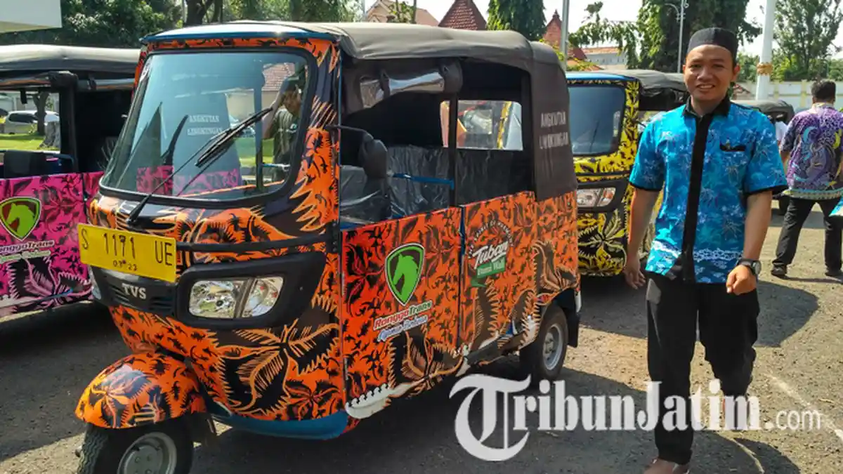 Baru Beberapa Hari Beroperasi, Sopir Angkot Protes Angkutan Bajai di Tuban, Siap Demo Besar-besaran