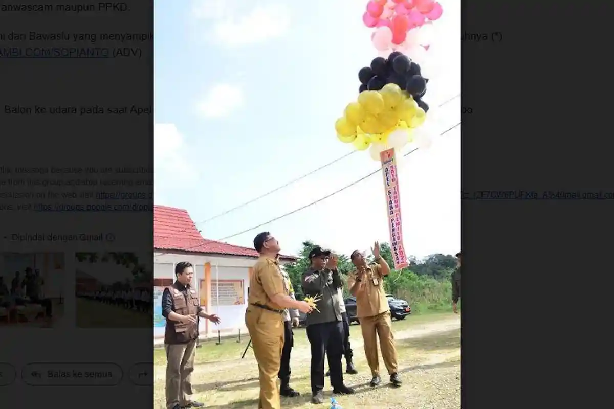 Bawaslu Tebo Gelar Apel Satu Tahun Jelang Pemilu 2024 dan Launcing Jarimu Awasi Pemilu