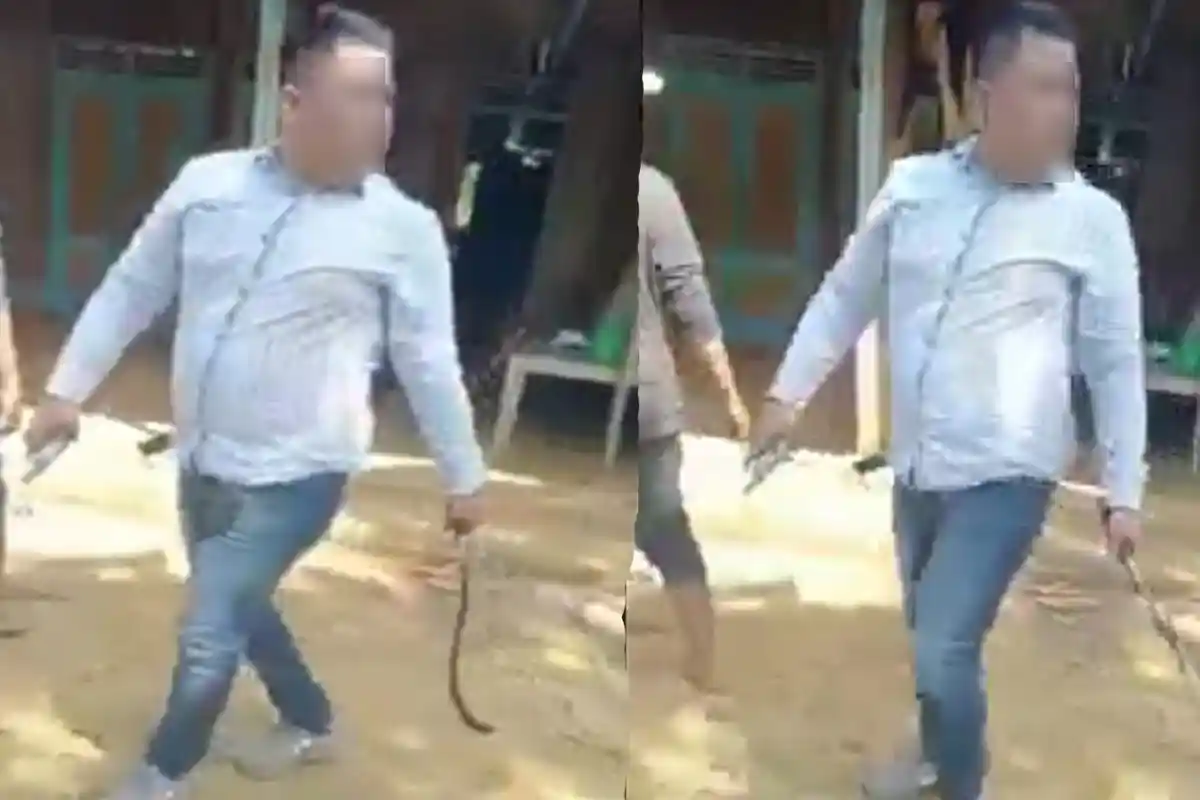 Polres Sampang Buru Pria yang Tenteng Celurit dan Pistol, Kabur saat akan Ditangkap