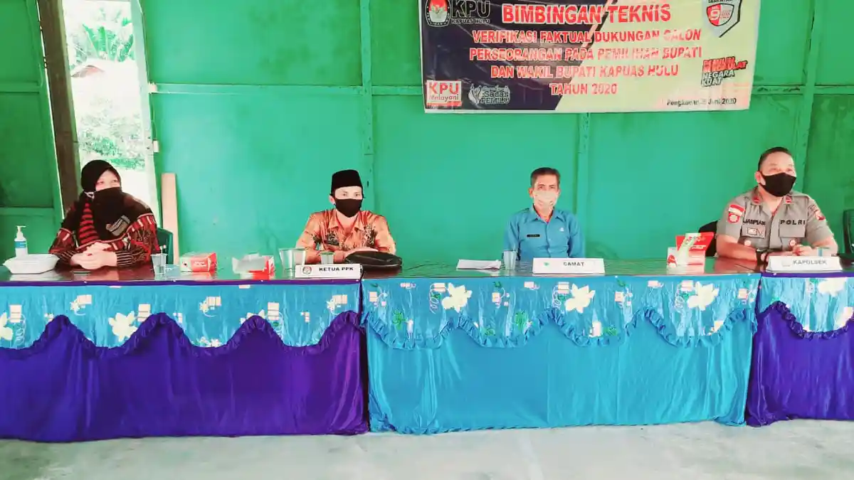 PPK Pengkadan Laksanakan Bimtek Verifikasi Faktual Balon Perseorangan