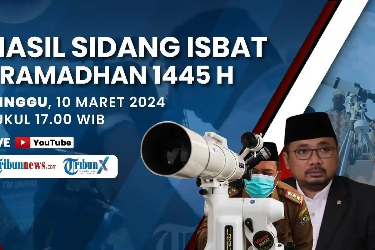 Link Live Streaming Sidang Isbat Penetapan 1 Ramadhan 1445 H/ 2024, Klik Disini