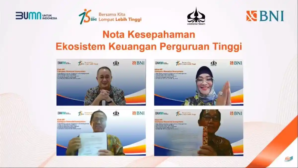 BNI Terapkan Ekosistem Keuangan Perguruan Tinggi di Usakti