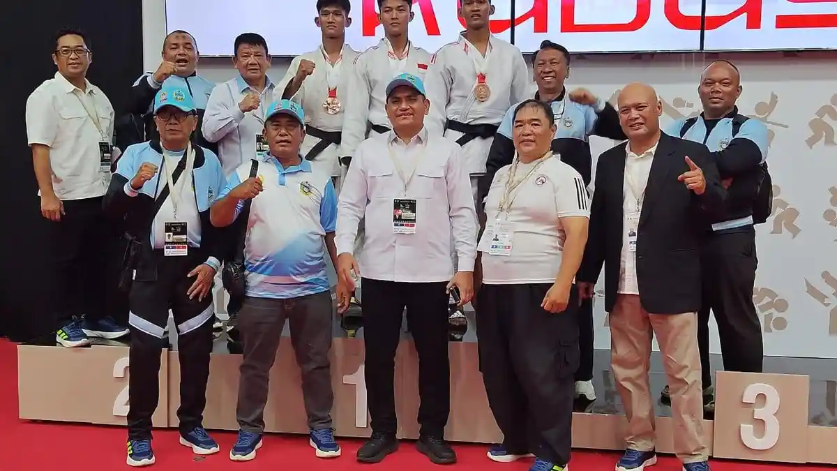 Diki Hartato Persembahkan Emas Perdana untuk Sumut di PON Beladiri 2025