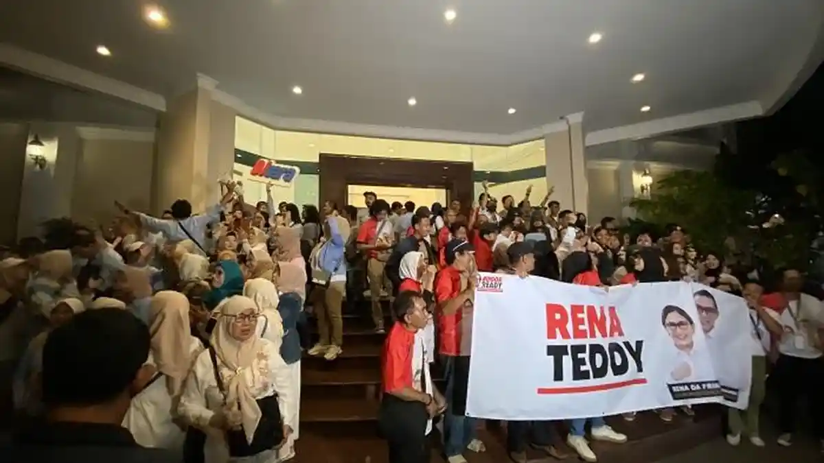 Saling Sahut Antar Pendukung Warnai Penetapan Nomor Urut Cawalkot Bogor, Dibubarkan Petugas