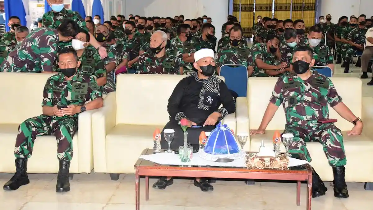 Foto: Peringatan Isra Miraj di Mako Lantamal VI Makassar - Tribun-timur.com