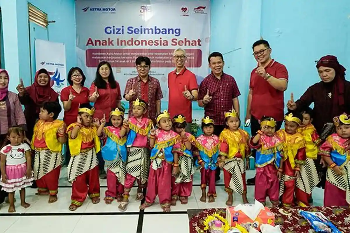 Astra Motor Lakukan Pembinaan Posyandu untuk Anak Indonesia Sehat