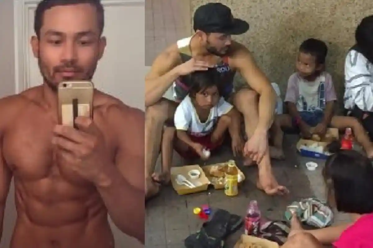 Bikin 'Mbrebes Mili', Pria Kekar dan Suka Pakai Sepatu Hak Tinggi Ini Ternyata Berhati Malaikat