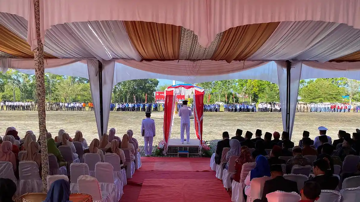 Agenda Bupati Mukomuko Bengkulu Choirul Huda Hari Ini, Pimpin Apel Perdana dengan Seluruh OPD
