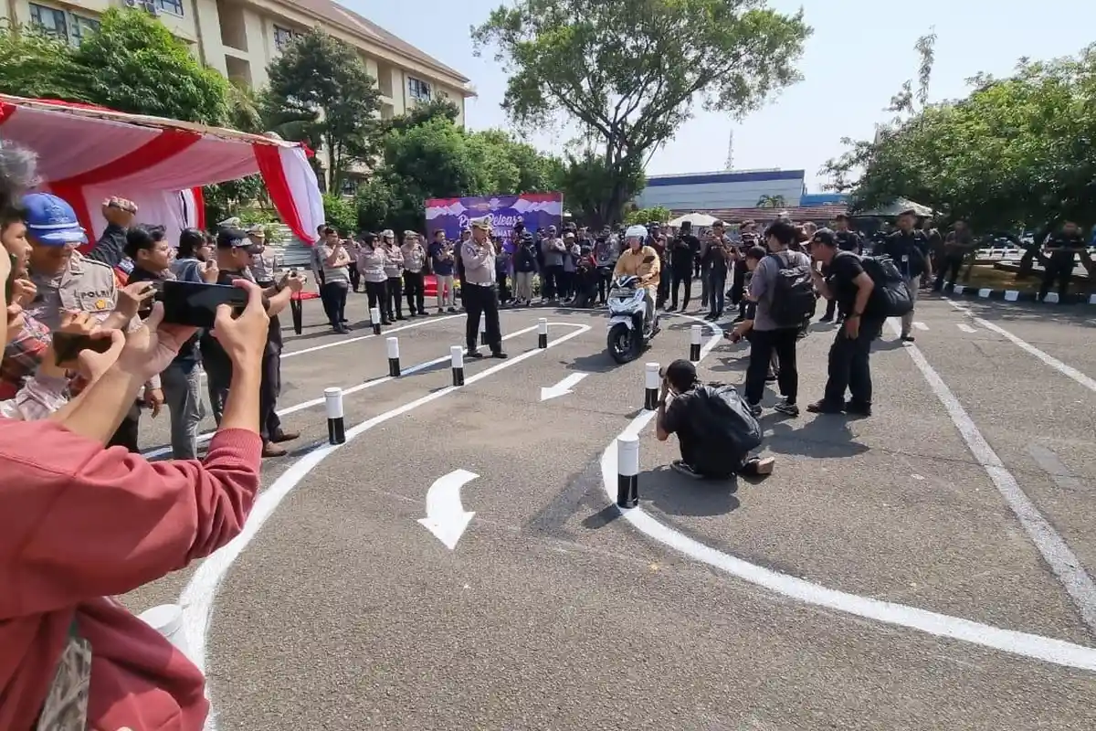 Begini Rute Sirkuit Baru Ujian Praktik SIM C Tanpa Zig-zag dan Angka 8, Relatif Lebih Mudah