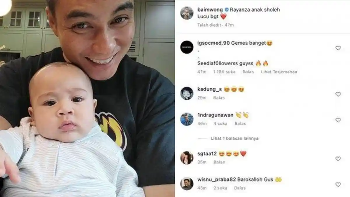 Beda Sikap Baim Wong ke Rafathar dan Rayyanza, Ayah Kiano Gemas: Lucu Banget