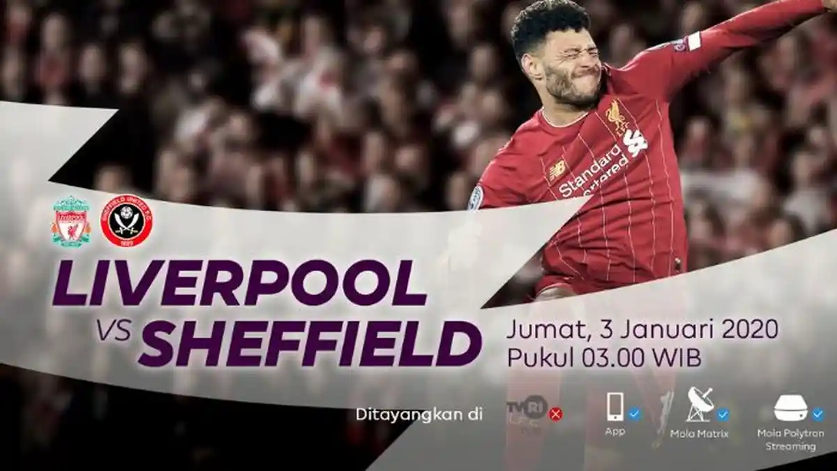 LINK Live Streaming Liverpool vs Sheffield di Liga Inggris Tayang Mola Tv, Prediksi!
