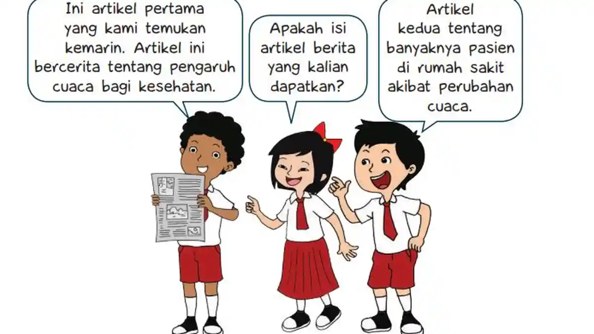 Kunci Jawaban Tema 5 Kelas 3 SD Halaman 91 92 95 Subtema 2 Pembelajaran 4 Perubahan Cuaca!