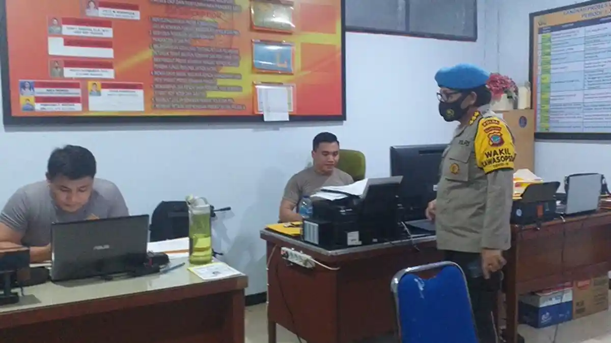 Propam Sidak Penggunaan Masker di Satker Polda Sulut, 50 Anggota Terjaring