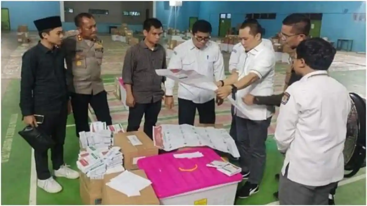 376 Surat Suara Pemilu 2024 di PALI Rusak, Paling Banyak Lembar Surat Suara DPRD Provinsi