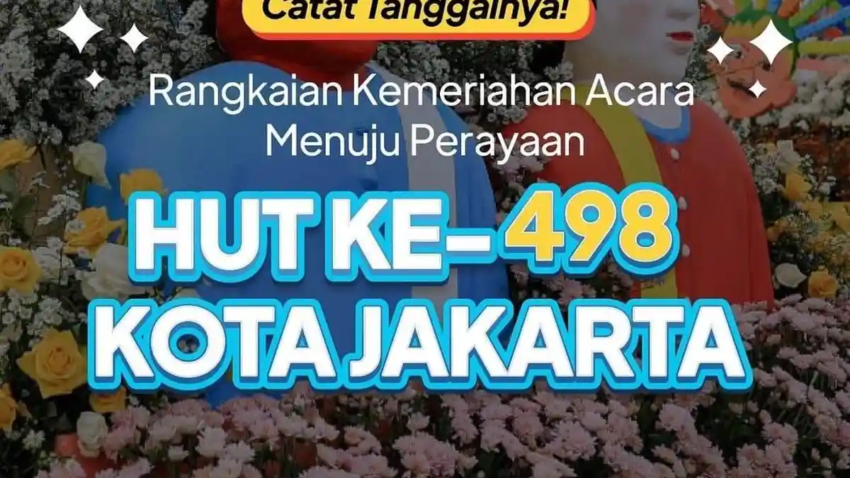Deretan Acara Gratis di Jakpus dan Jakbar Hari Ini Jelang HUT Jakarta, Berlangsung Sampai Malam!