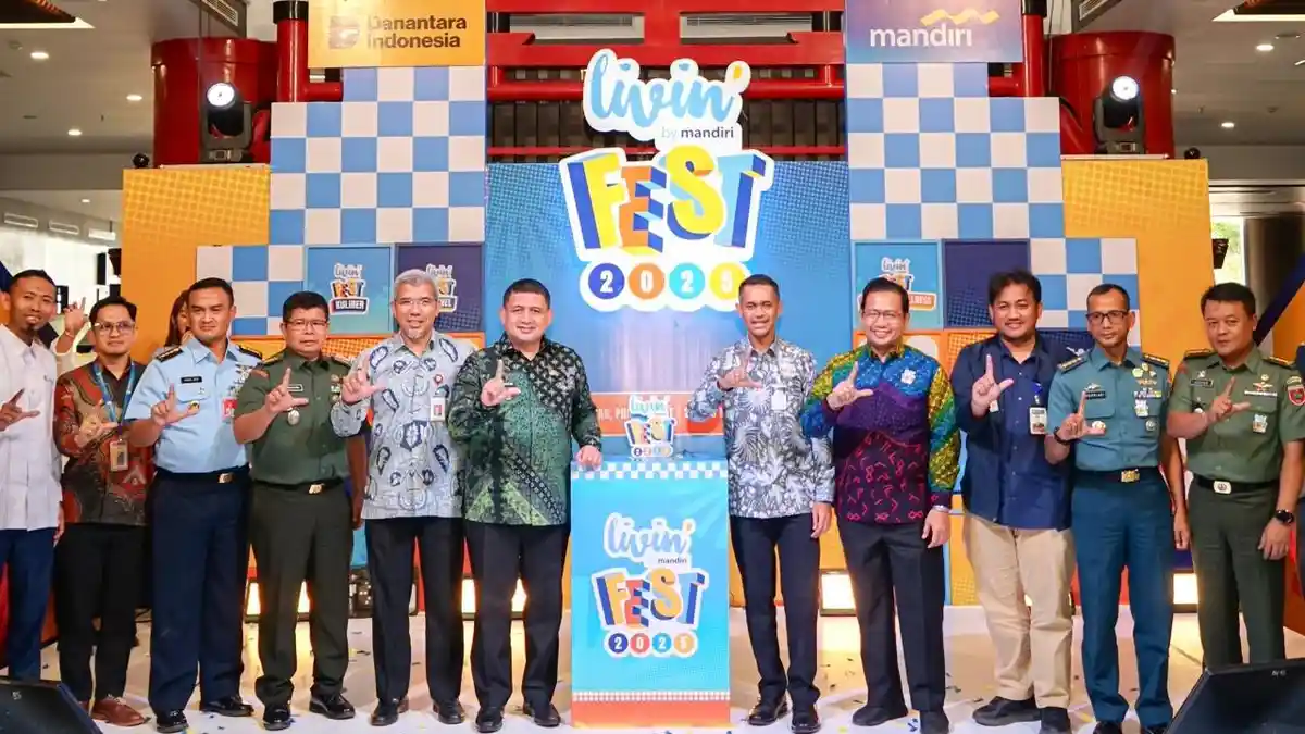 Livin’ Fest 2025 Resmi Dibuka di Makassar, Bank Mandiri Perkuat Ekosistem UMKM
