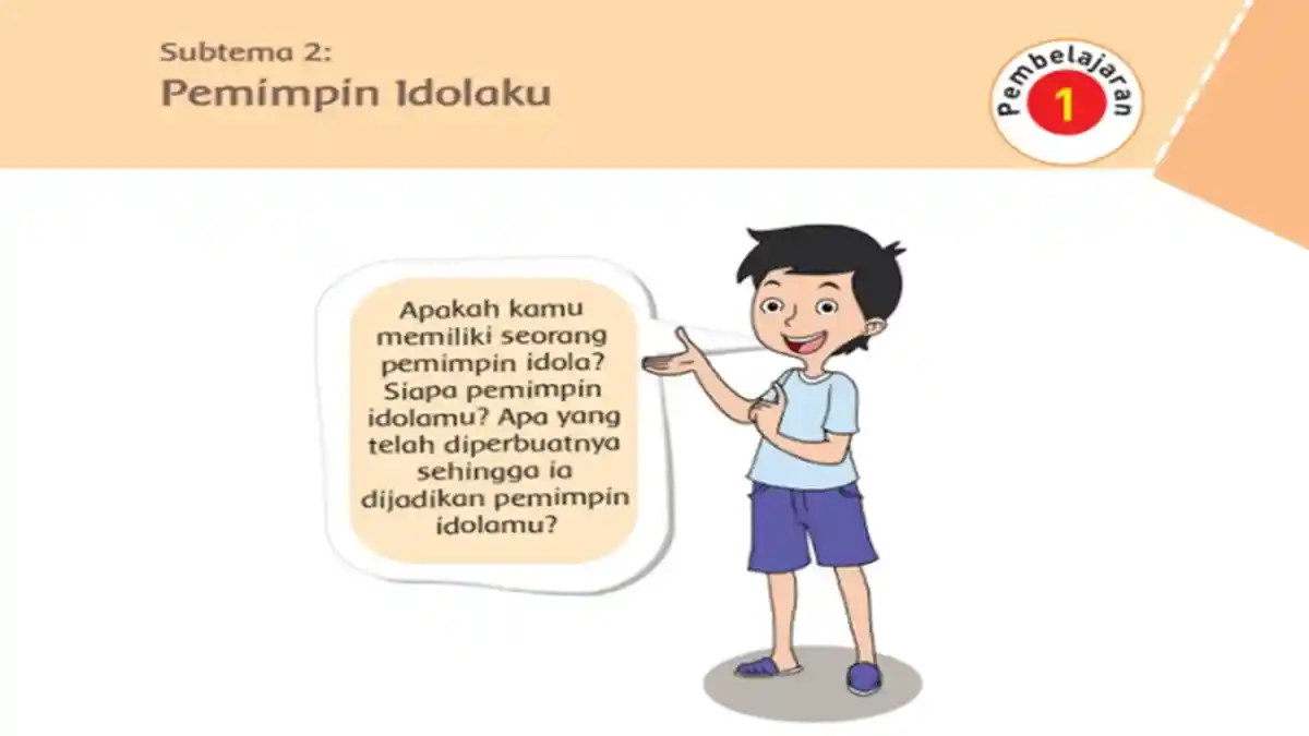 Kunci Jawaban Buku Tema 7 Kelas 6 Halaman 53 54 55 Subtema 2 Pelajaran 1: Pemimpin Idola