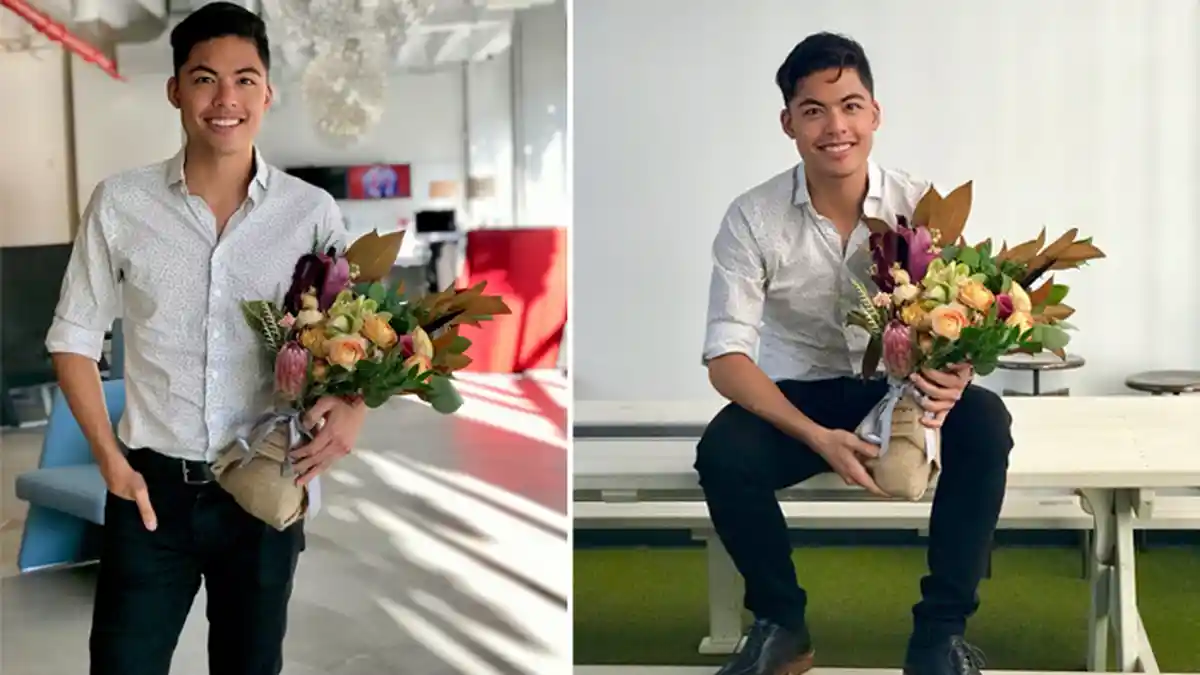Hari Pertama Kerja, Pria ini Pamer Dapat Karangan Bunga, Baru-baru ini Hal Memalukan Terungkap