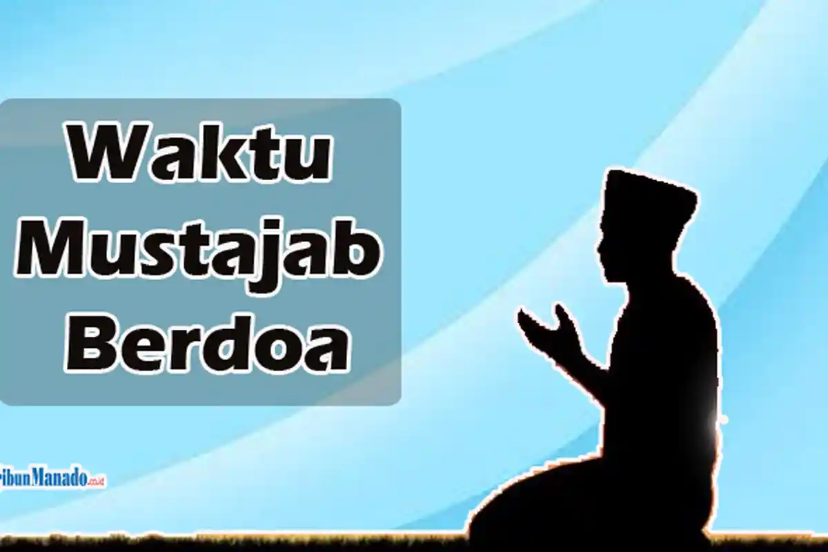 Inilah Waktu-waktu yang Mustajab untuk Berdoa