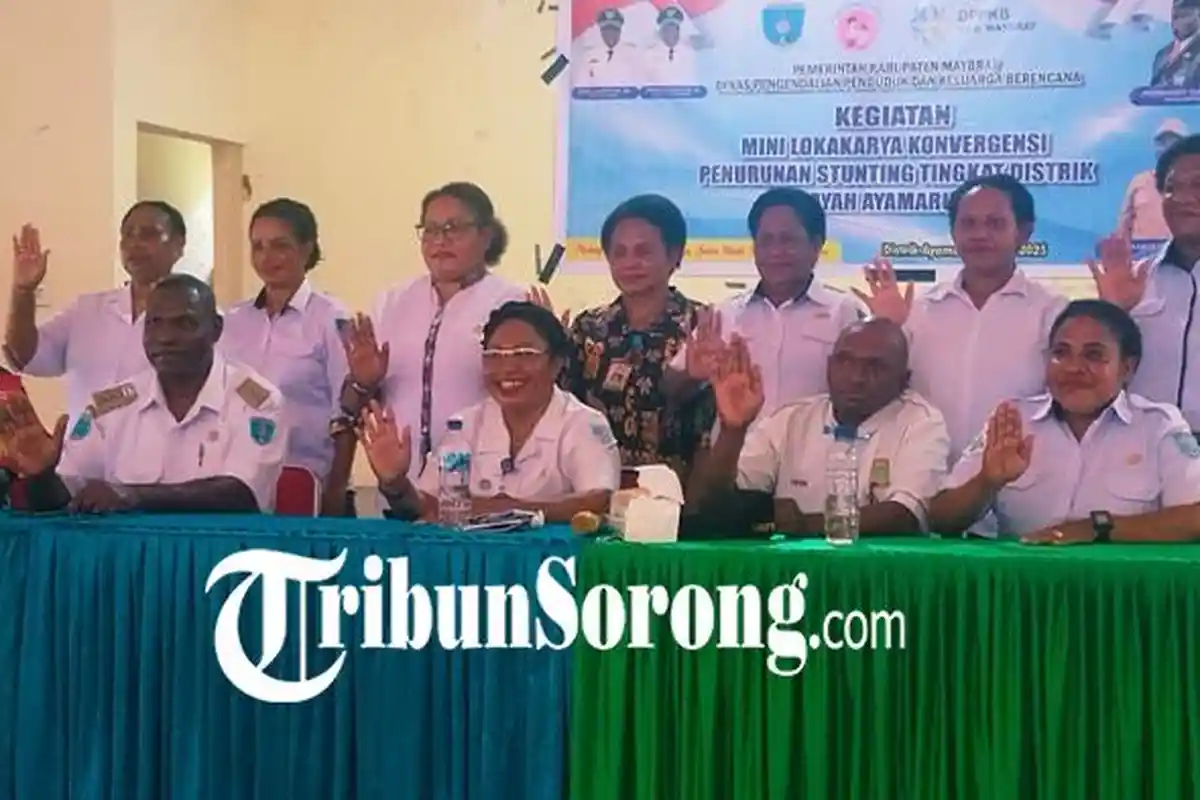 DPPKB Maybrat Gelar Lokakarya Konvergensi Stunting Wilayah Ayamaru Raya