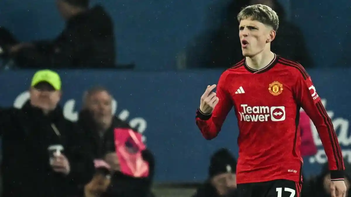 Hasil Everton vs Manchester United, Alejandro Garnacho Cetak Gol Salto, Man United Menang