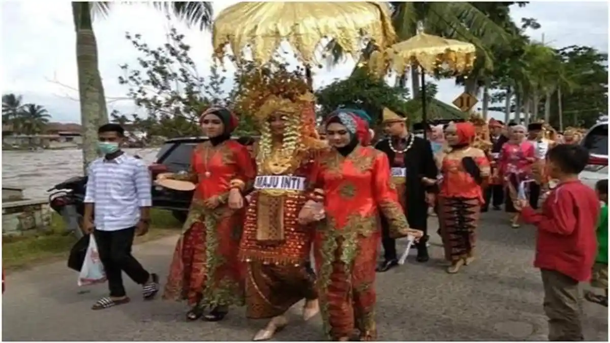 Mengenal Tradisi Mabang Handak,  7 Rangkaian Pesta Pernikahan Termewah Adat Asli Kayuagung.