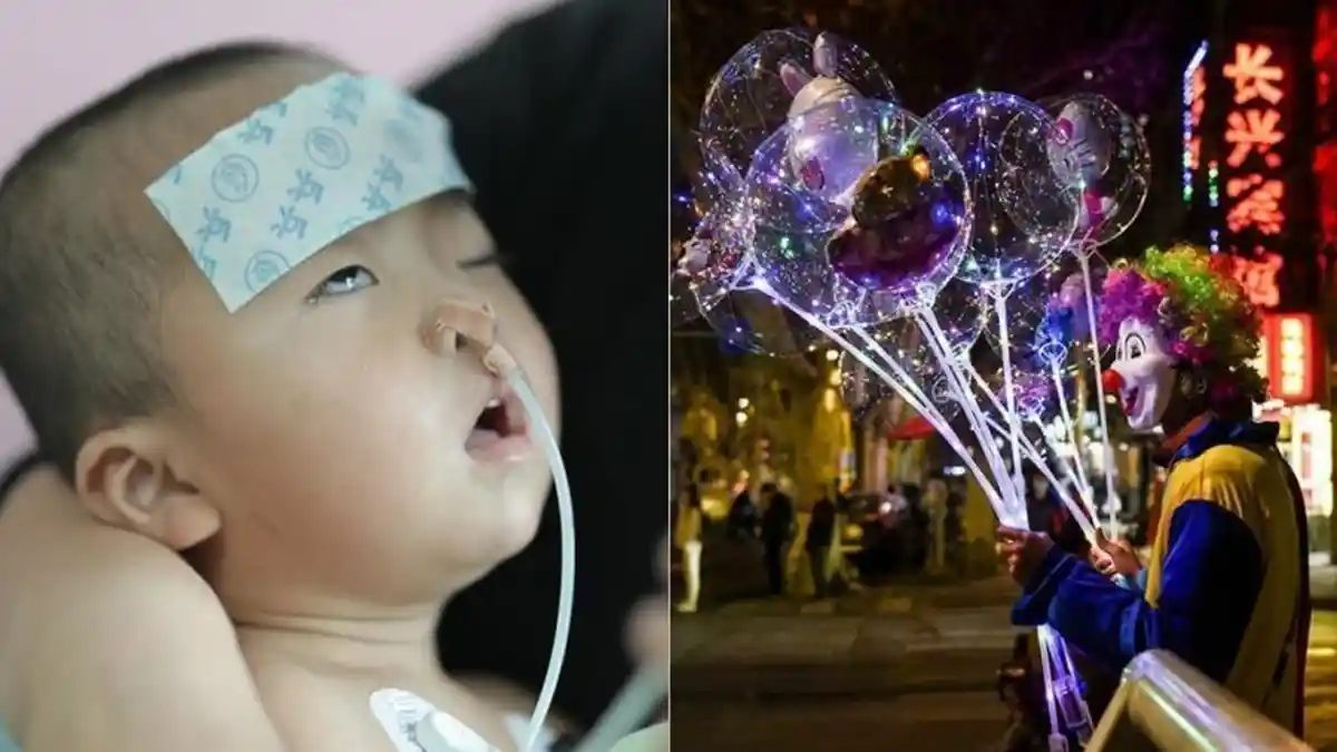 Viral, Kisah Ayah Berpakaian Badut dan Jual Balon Demi Perawatan Bayi Perempuannya