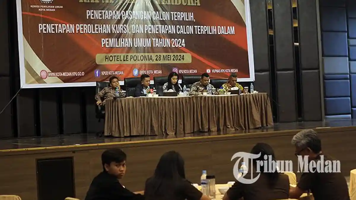 Berita Foto: Rapat Pleno KPU Medan, Penetapan Anggota DPRD Terpilih Periode 2024-2029 - 28052024_RAPAT_PLENO_KPU_MEDAN_DANIL_SIREGARjpg.jpg