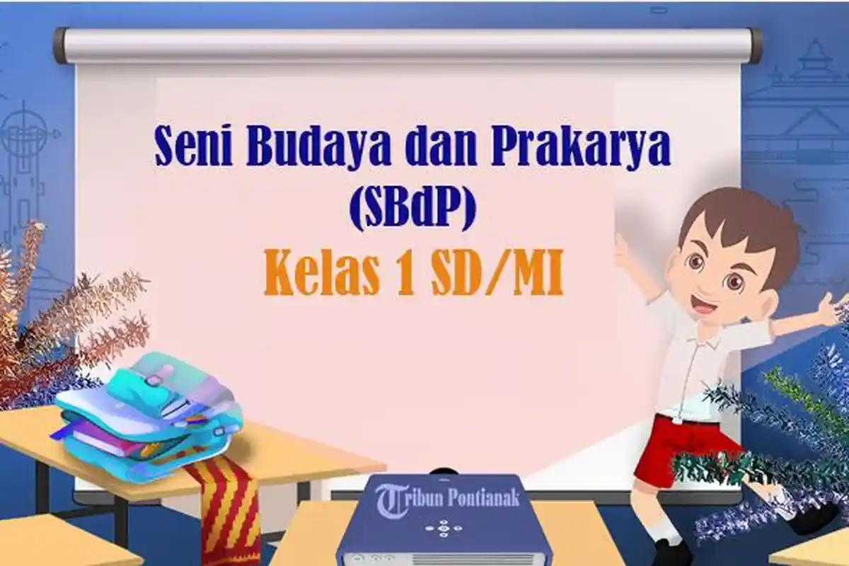 50 Soal SBdP Kelas 1 SD Semester 2 Kurikulum Merdeka 2025, Kunci Jawaban Pilihan Ganda