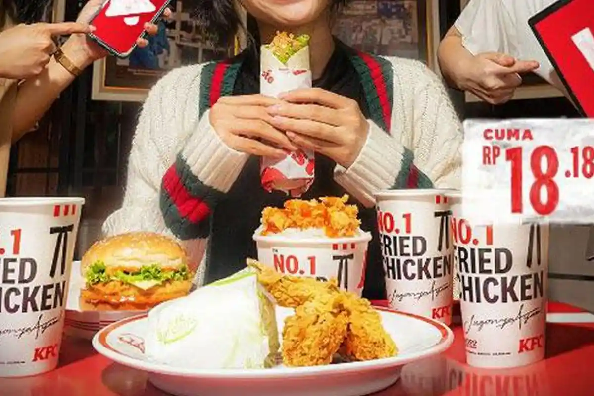 Promo KFC Hari Ini 6 Januari 2023, KFC Attack Rp18.182