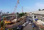 VIDEO : Underpass Senen Mulai Dikerjakan, Arus Lalu Lintas Sekitar Lokasi Pembangunan Semrawut