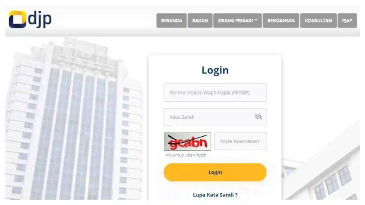 CARA Dapat EFIN Secara Online di efin.pajak.go.id atau Lewat e-Mail, Batas Akhir Lapor SPT 31 Maret
