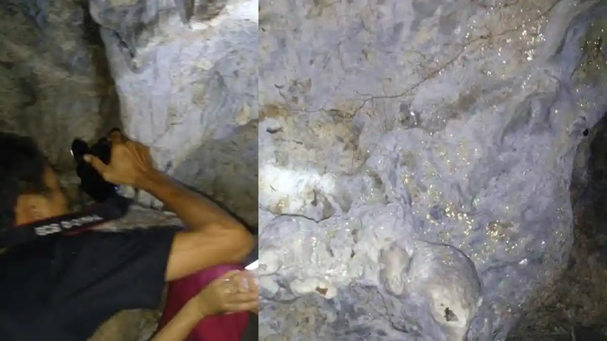 Lihat, Butiran Emas Tampak Jelas di Dinding Gua, Tapi Tak Ada yang Berani Mengambil, Ini Alasannya
