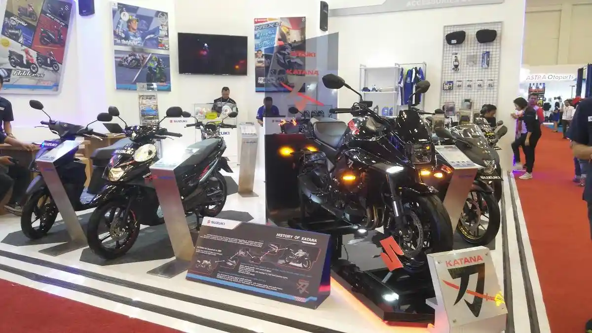 Suzuki Pajang Big Bike Katana 1.000 CC di GIIAS 2019