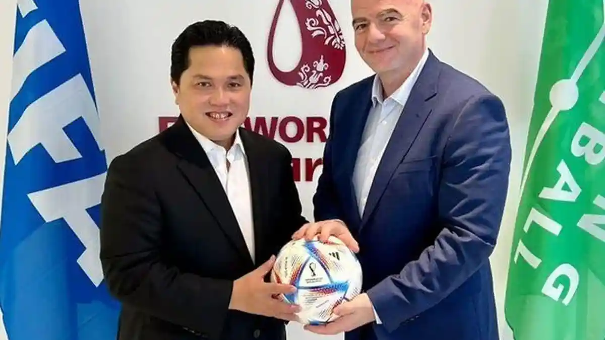Menjadi Sosok yang Paling Populer di Survey Ketua Umum PSSI, Erick Thohir Siap Maju