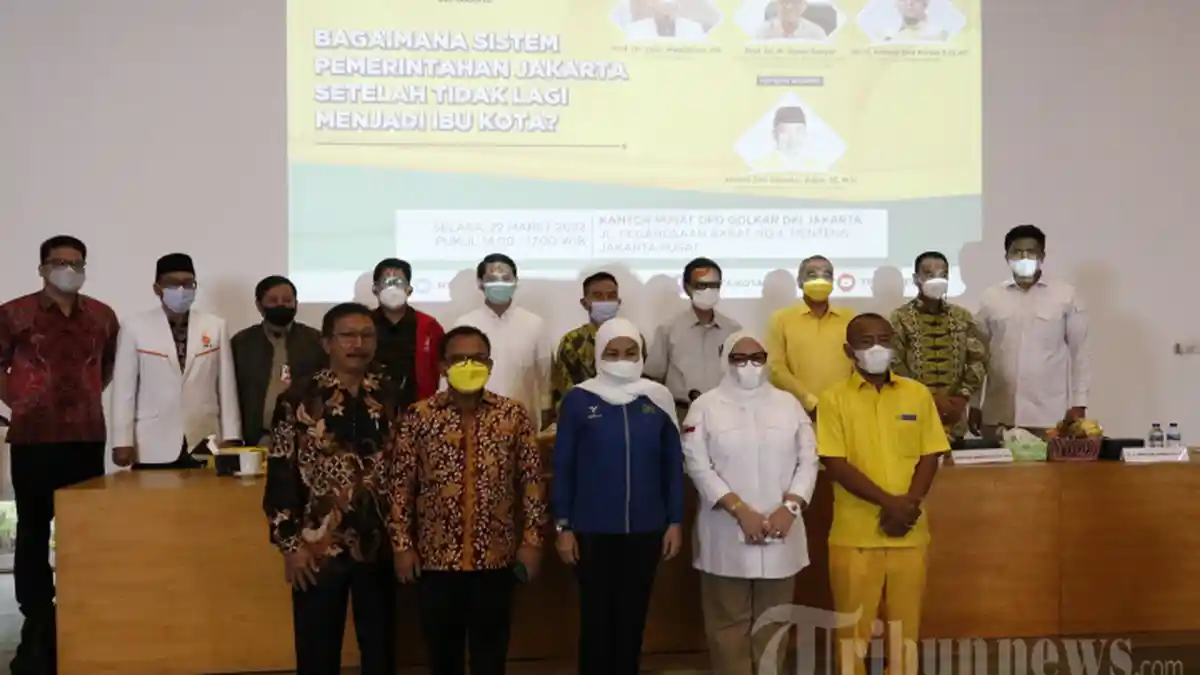FGD Bahas Status Jakarta Setelah Pindah IKN, Golkar Libatkan Mantan Menteri Otonomi