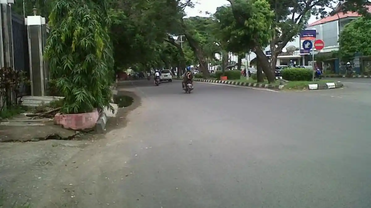 Pukul 09.47 Wita, Arus Lalu Lintas Jl Hertasning Makassar Lancar