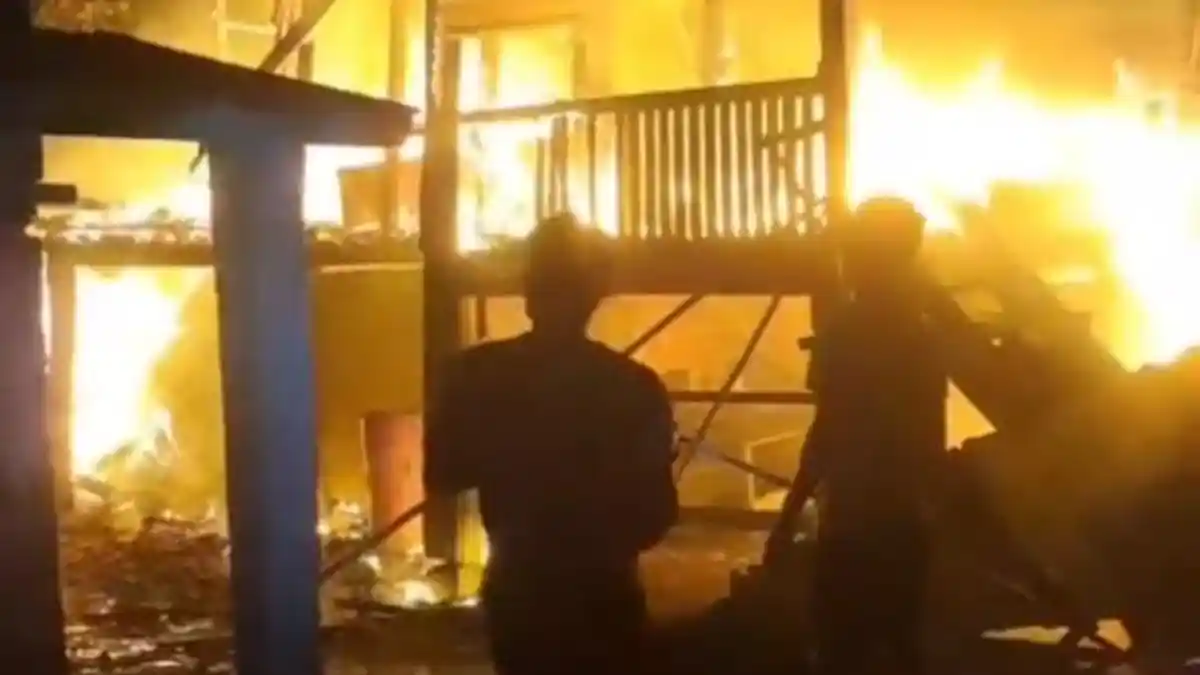 Satu Rumah di Muratara Ludes Terbakar, Harta Benda Tak Ada yang Dapat Diselamatkan
